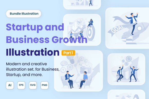 Download Startup and Business Growth Set Bundle - Growth Collection