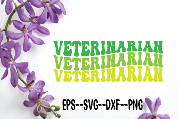 Download Veterinarian New Wavy Retro Svg - New Collection