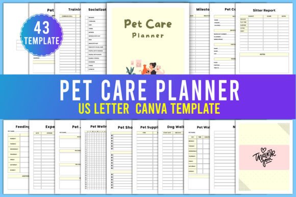 Download Pet Care Planner Canva Interior - Pet Collection