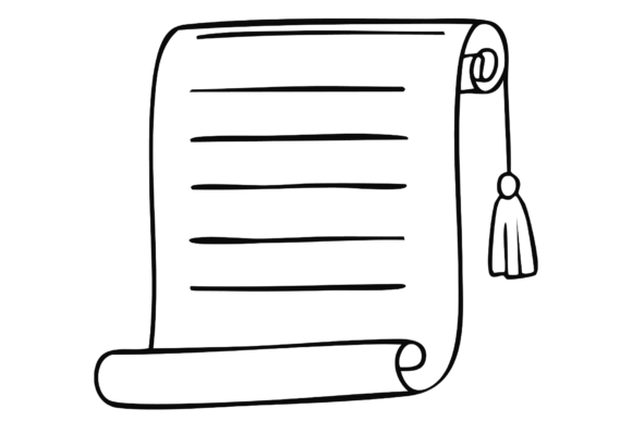 Download Diploma Academic Symbol Outline - Academic Collection