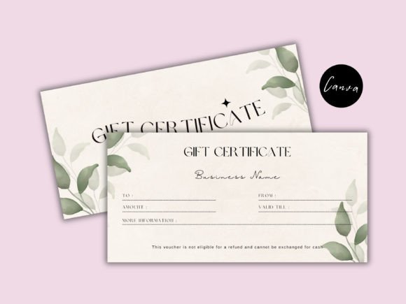 Download Boho Editable Gift Certificate Template - Certificate Collection