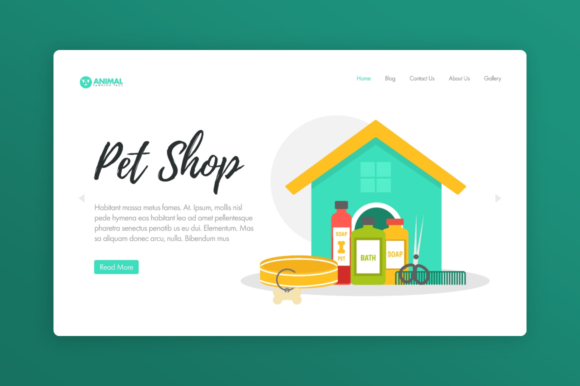 Download Website Illustration-Animal-Pet-Shop - Pet Collection