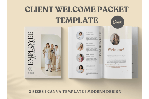 Download Client Welcome Packet Template Canva - Client welcome packet Collection