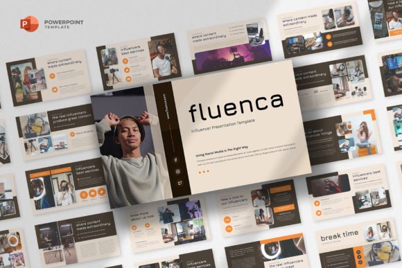 Download Influencer &amp; Content Creator Powerpoint - Powerpoint Collection