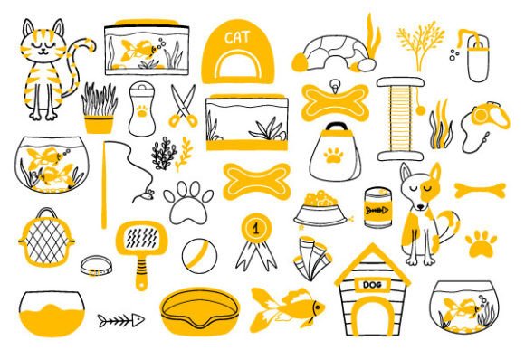 Download Vector Set for Pet Shop. - Pet Collection