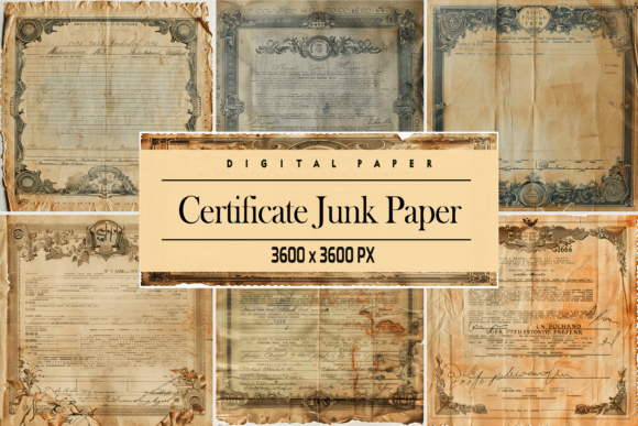 Download Certificate Junk Paper - Certificate Collection