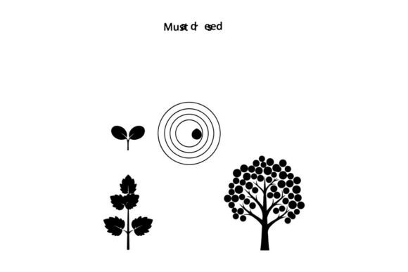 Download Silhouette of a Mustard Seed Growth Stag - Growth Collection