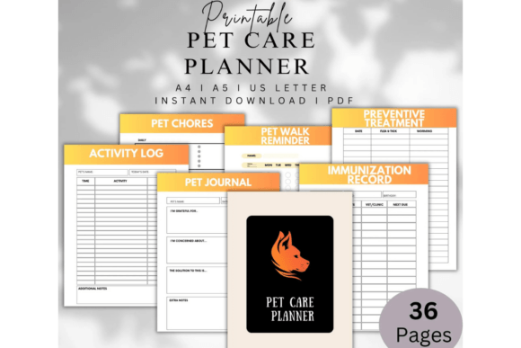 Download Printable Pet Care Planner - Pet Collection