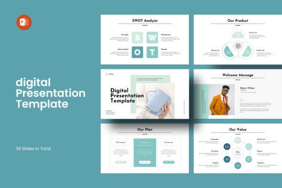 Download Digital PowerPoint Presentation Template - Powerpoint Collection