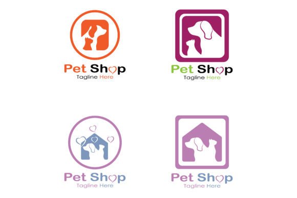 Download Pet Shop Logo Design Icon Illustration - Pet Collection